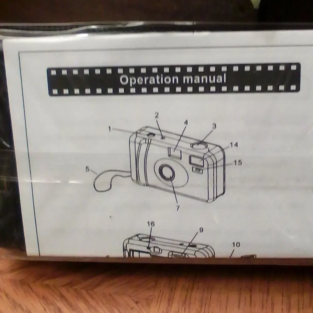 Vintage Tupperware 35mm Film Camera Sheer Red Acrylic Point Shoot Lomo Very Rare
